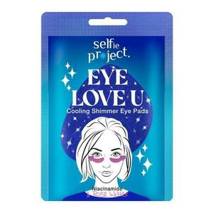 Hűsítő szempárna tapasz - Selfie Project Eye Love U Cooling Shimmer Eye Pads, 2 db. kép