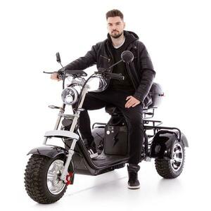 Elektromos Chopper UNIZDRAV PRO háromkerekű - erős 2000 W-os motor kép