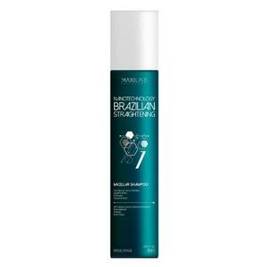 Micellás Sampon - Maxiline Profissional Nanotechnology Brazilian Straightening Micellar Shampoo, 1000 ml kép