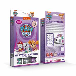 TyToo Paw Patrol lányos csillámtetoválás szett kép