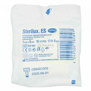 Sterilux ES steril hajtogatott mull-lap 5x5 cm 10 db 2320034 kép