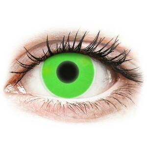 Maxvue Vision ColourVUE Crazy Glow Green - dioptria nélkül (2 db lencse) kép