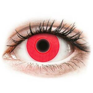 Maxvue Vision ColourVUE Crazy Glow Red - dioptria nélkül (2 db lencse) kép