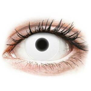 Maxvue Vision ColourVUE Crazy Glow White - dioptria nélkül (2 db lencse) kép