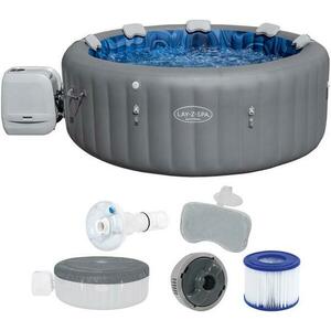 Lay-Z-Spa Santorini EnergySense HydroJet Pro 216x80 cm (6001T) kép