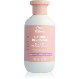 Invigo Blonde Recharge sampon szőke hajra semlegesíti a sárgás tónusokat 300 ml kép