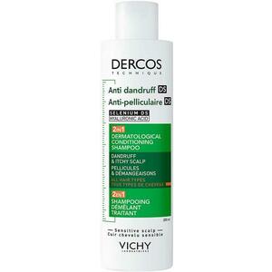 Dercos 2in1 sampon balzsam korpásodás ellen 200 ml kép