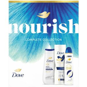 Nourish Complete Collection ajándékcsomag - tusfürdő + testápoló + dezodor kép