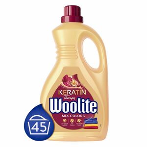 Woolite Keratin Therapy folyékony Mosószer színes ruhákhoz 2, 7L -... kép
