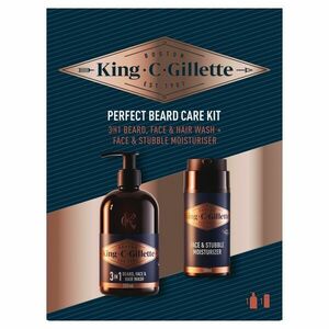 Gillette King C. Perfect Beard Care Kit Ajándékszett kép