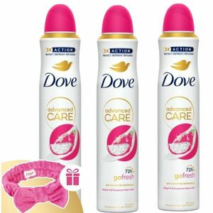 Dove Advanced Care Go Fresh női Dezodor Dragon Fruit & Coconu... kép