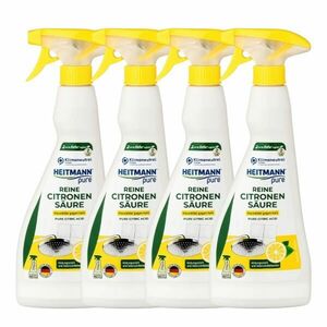 Heitmann Pure citromsavas Vízkőoldó spray (4x500ml) kép