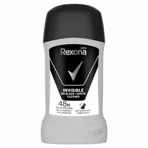 Rexona Men Invisible on Black + White Clothes Izzadásgátló Stift 50ml kép