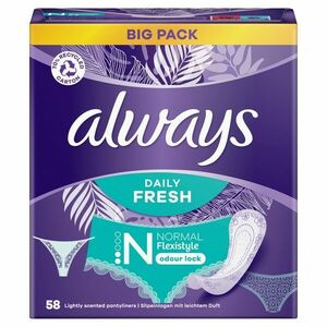 Always Dailies Flexistyle Normal Tisztasági betét 58db kép