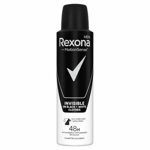 Rexona Men Invisible B&W izzadásgátló Aeroszol 150ml kép