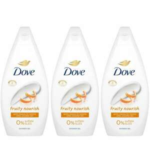 Dove Fruity Nourish Krémtusfürdő 3x450ml kép