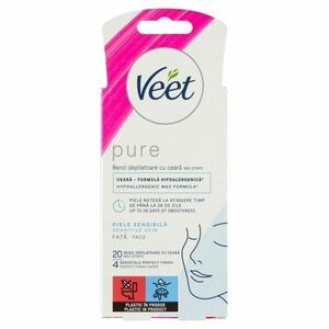 Veet Pure Hideggyanta szalagok arcra érzékeny bőrre 20db kép