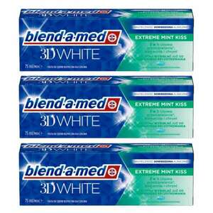 Blend-a-med 3DW Extreme Mint Kiss Fogkrém 3x75ml kép