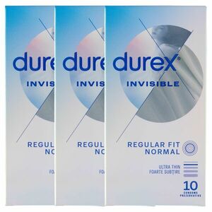 Durex Invisible Regular Fit Óvszer 3x10db kép