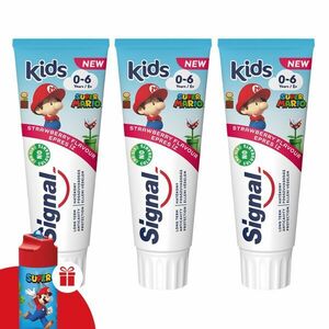 Signal Kids Epres Fogkrém 3x50ml + Ajándék Kulacs kép
