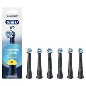 Oral-B iO Ultimate Clean Black XL pack Fogkefefej 6db kép