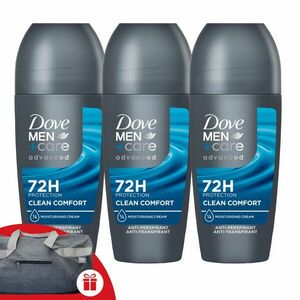 Dove Men+Care Clean Comfort Izzadásgátló 3x50ml kép