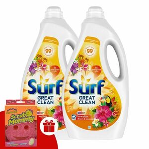 Surf Hawaiian Dream & Coconut folyékony Mosógél 2x3L - 120 mo... kép