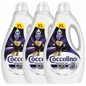 Coccolino Black folyékony Mosógél 3x2, 72L - 204 mosás kép