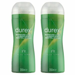 Durex Play Massage 2in1 Masszázs zselé és Síkosító 2x200ml kép