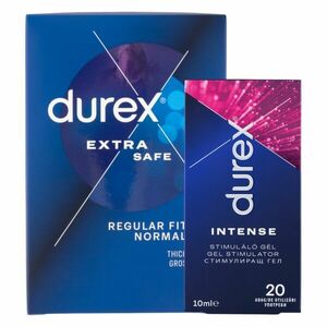 Durex Extra Safe Óvszer és Intense Orgasmic Stimuláló zselé csomag kép