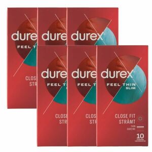Durex Feel Thin Slim Fit Óvszer 6x10db kép