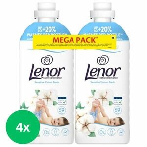 Lenor Sensitive Cotton Fresh Öblítő 472 mosás 4x2478ml kép