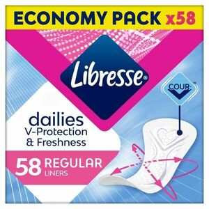 Libresse Dailies Fresh Regular tisztasági betét 58db kép