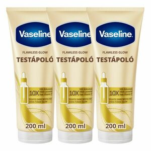 Vaseline Flawless Glow szérumos Testápoló 3x200ml kép