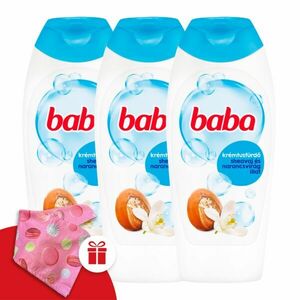 Baba Tusfürdő Sheavaj&Narancsvirág 3x400ml + Ajándék Baba Hajturbán kép
