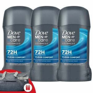 Dove Men+Care Advanced Stift Clean Comfort 3x50ml + Ajándék Dove... kép