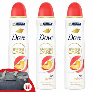 Dove Go Fresh Peach & White blossom Izzadásgátló aeroszol 3x1... kép