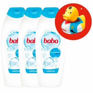 Baba Tusfürdő Lanolinos 3x750ml + Ajándék Gumikacsa kép