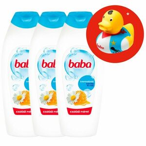 Baba Tusfürdő Kamilla és Méz 3x750ml + Ajándék Gumikacsa kép