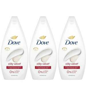 Dove Silky Velvet Krémtusfürdő 3x450ml kép