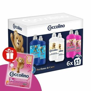 Coccolino Perfume & Care Öblítőválogatás 6x1275ml + Ajándék C... kép