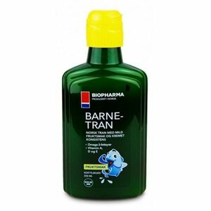 Biopharma Gyerek halolaj tőkehal májból, gyümölcsízű -250 ml-Biopharma kép