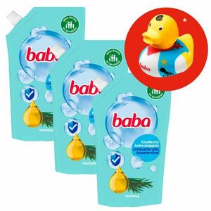 Baba antibakteriális folyékony szappan utántöltő 3x500ml + Ajándé... kép
