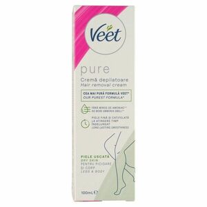 Veet Silk&Fresh liliom illatú Szőrtelenítő krém száraz bőrre 100ml kép