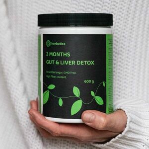 Méregtelenítő kúra a májnak és a beleknek máriatövissel és két rost erejével, 600g - Herbatica kép