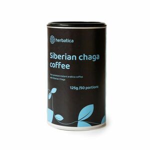 Szibériai chaga prémium instant arabica kávéval - 125g - Herbatica kép
