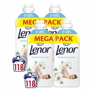 Lenor Sensitive Cotton Fresh Öblítő 236 mosás 2x2478ml kép