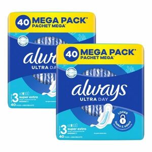 Always Ultra Super Extra egészségügyi szárnyas Betét 2x40db kép