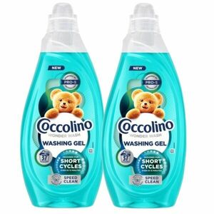 Coccolino Wonder Wash Mosógél Gyors mosáshoz Speed Clean 74 mosás... kép