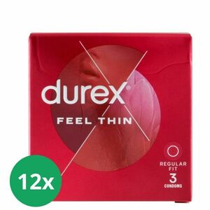 Durex Feel Thin Óvszer 12x3db kép